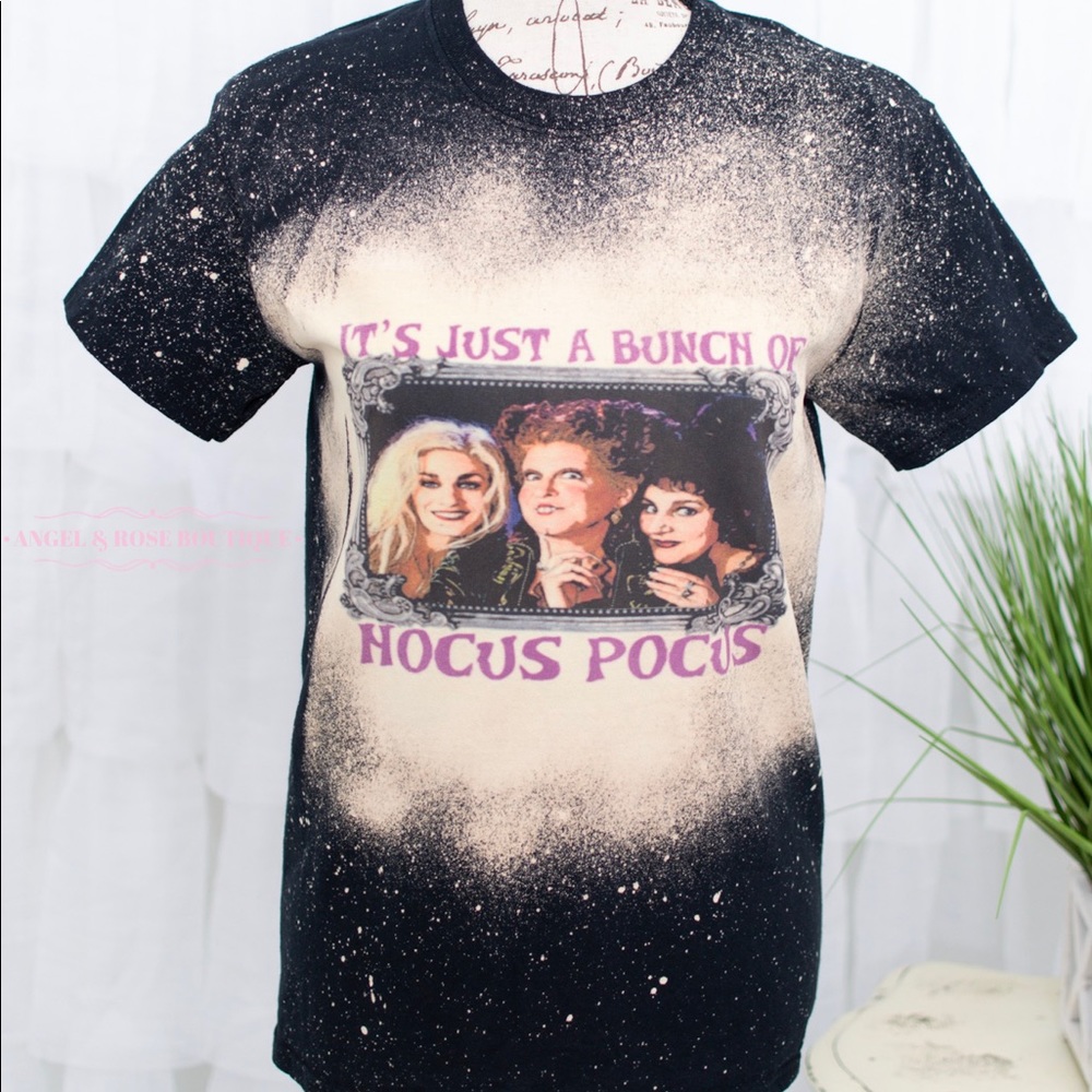 It’s Just a Bunch Of Hocus Pocus Bleached Tees